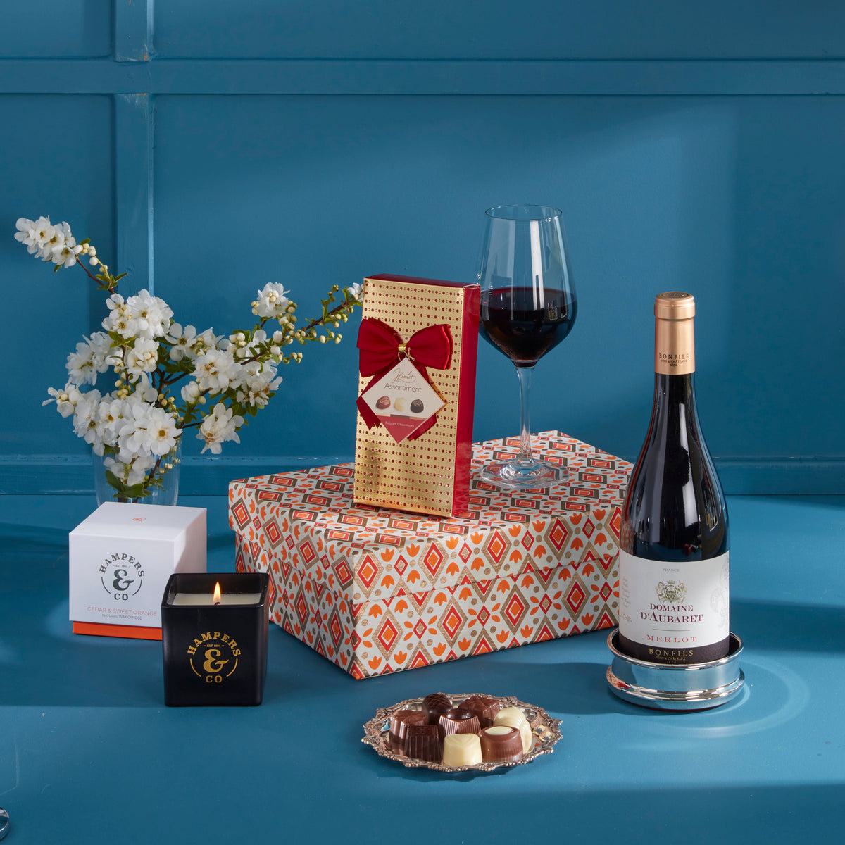 Wine & Chocolate Gift for Christmas – Hampers & Co