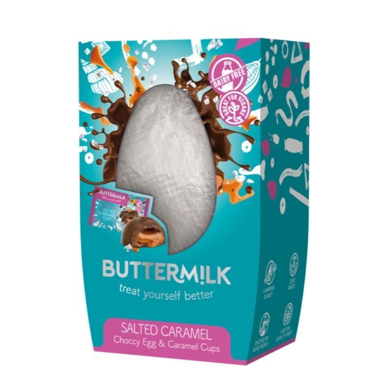 Buttermilk Salted Caramel Dairy Free Egg 172g Vegan egg easter irish 