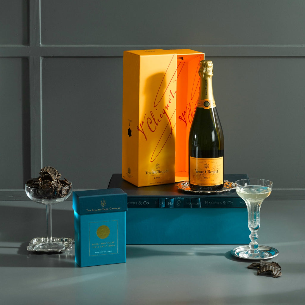 Veuve Clicquot Champagne & Chocolates Gift Box. Celebration hampers delivered