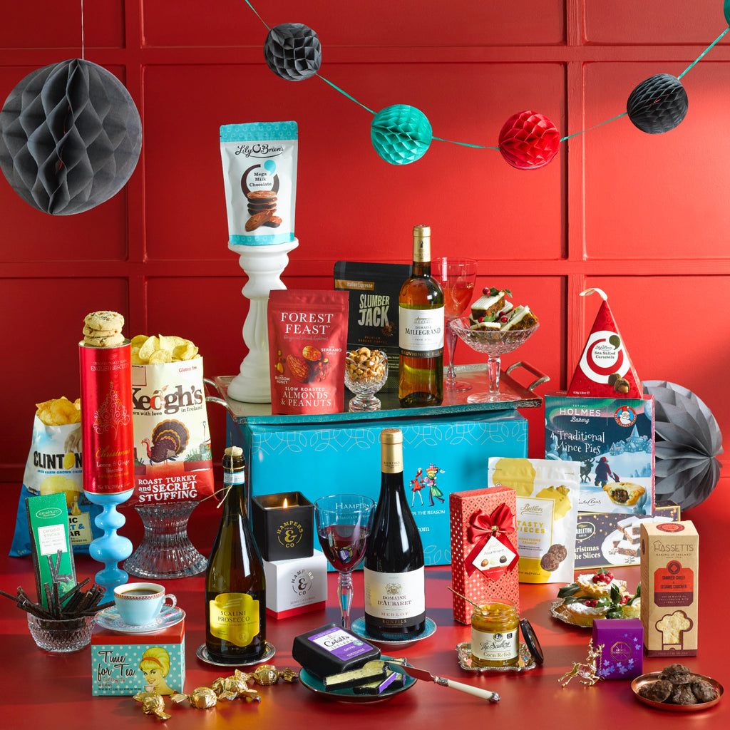 Christmas Hampers with Wine