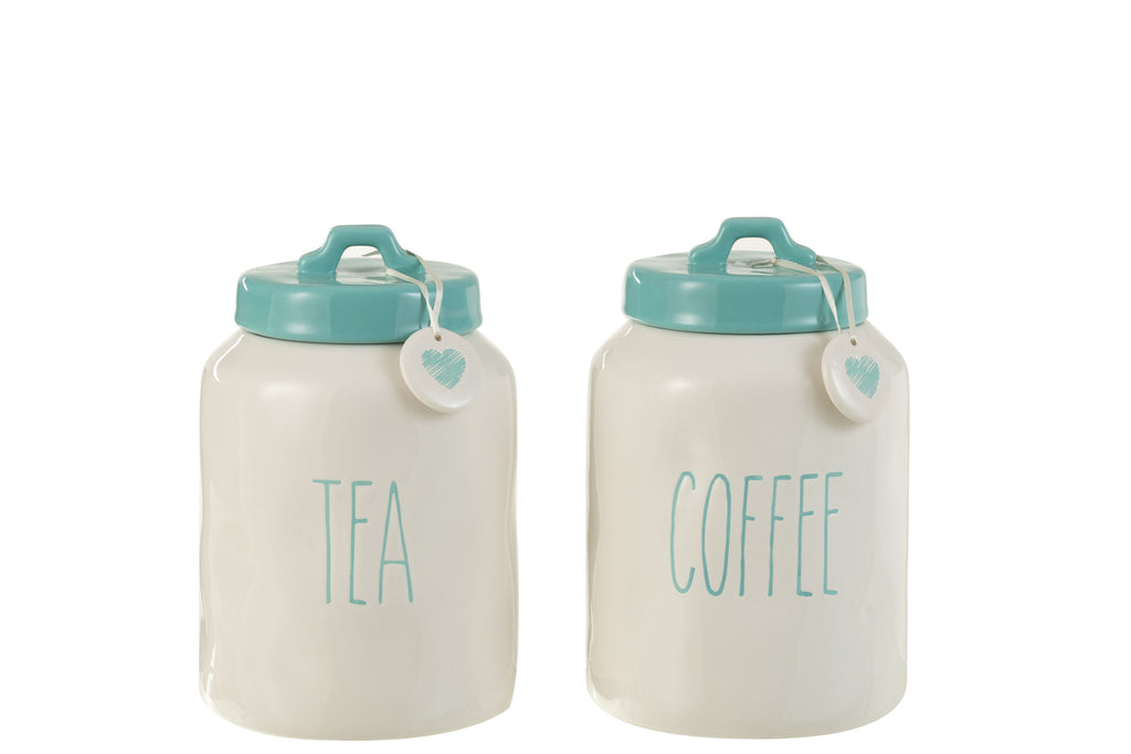 ceramic tea & coffee jars. tea & coffee sets. jolipa, tea & coffee gifts, coffee set, tea gifts, coffee lovers gift, new home gifts, kitchenware, homeware