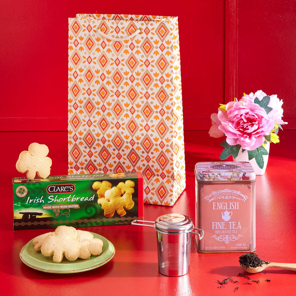 Tea gift, gifts delivered, loose tea leaves, tea and biscuits, corporate gift, tea hamper, gift for her, thank you gift, gift for clients, staff gift, employee reward, christmas gift for grandparents, thinking of you gift