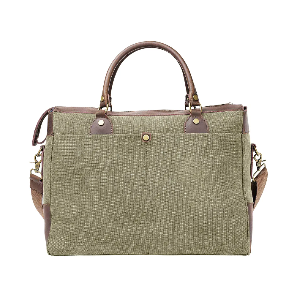 Canvas leather bag sale