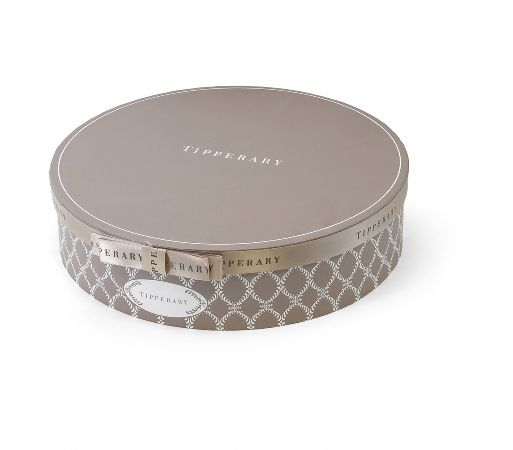 Gift-ready set of six fine china mugs with colourful heart flower prints from Tipperary Crystal – a joyful and unique gift choice for any occasion