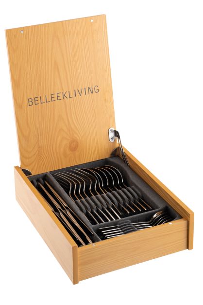 Belleek Living, Cutlery Canteer, 24-piece cutlery set, Reflection 24-piece cutlery set, Stainless Steel cutlery, New Home gifts, Wedding Gift, Celebration gift, Retirement gift, kitchen and dining, 