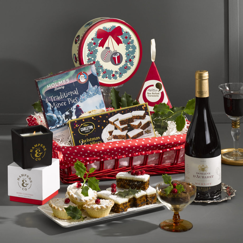 A perfect Christmas Hamper . Irish Christmas Hamper delivered.Corporate Christmas Gift 