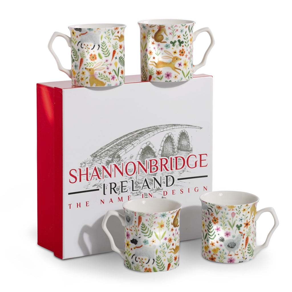 Shannonbridge Pottery Meadows Collection Mug Set. House warming gift.. Set of Mugs Birthday Gift. Shannonbridge Pottery Irish Gift 