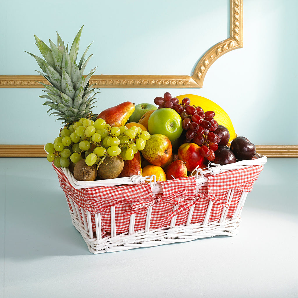 The Fresh Fruit Gift Basket delivered. Healthy gift. Fresh Fruit Hampers delivered Dublin