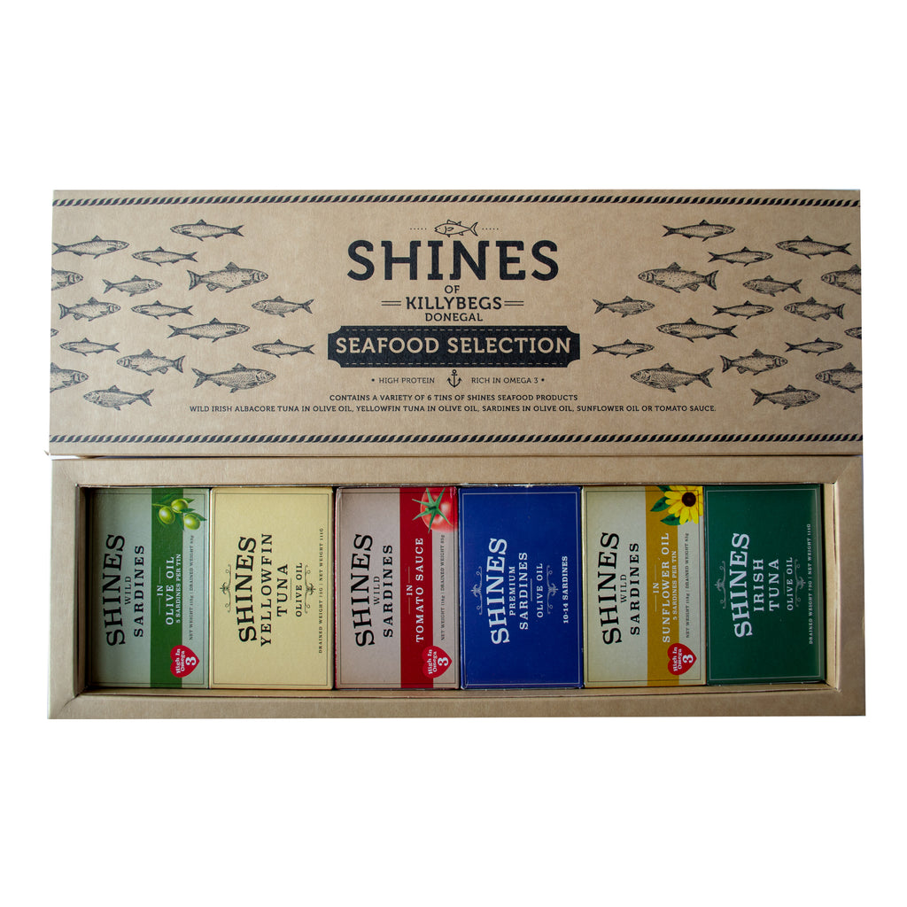 Shines Seafood Selection Gift Box. Food lover gift.. Fish Gift. Irish Food Gift 