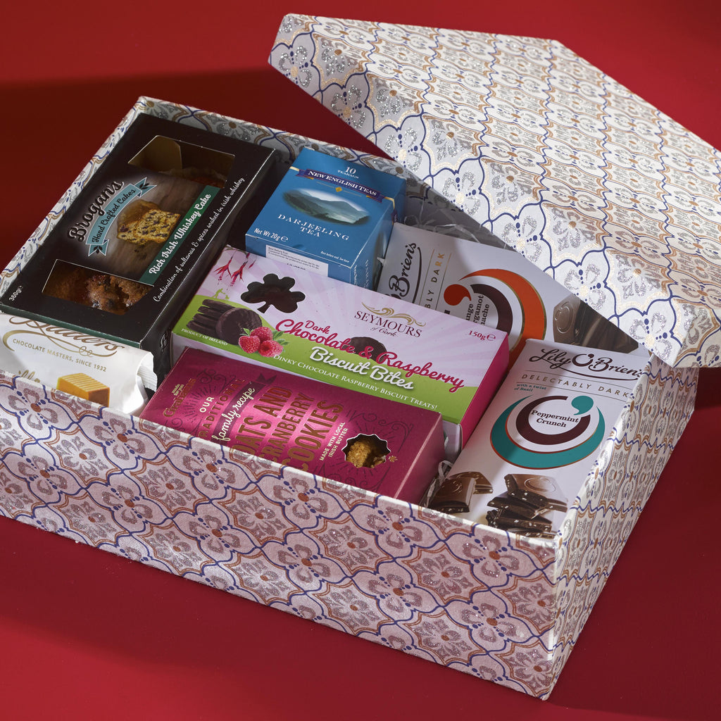 Sweet Treats Gift Box. Sweet hamper delivered.. Corporate Food Gifts . Irish  Food Gifts delivered.Corporate Christmas Gift